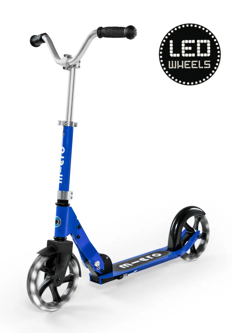 Micro Step Cruiser LED blauw
