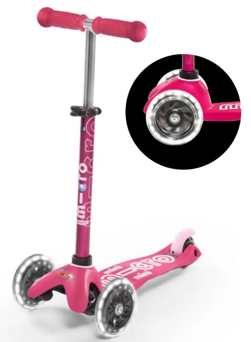 Micro Step Mini Deluxe LED roze