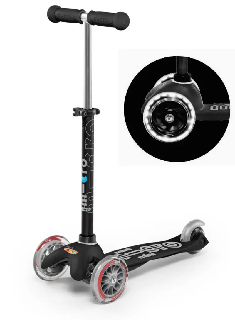 Micro Step Mini Deluxe LED zwart