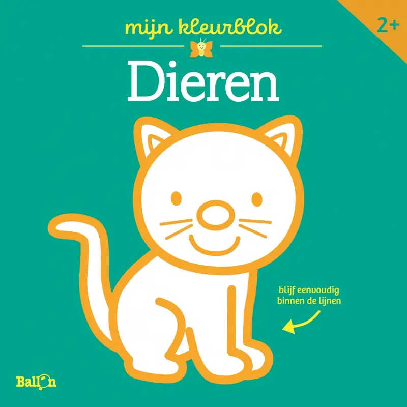 Mijn kleurblok Dieren - Ballon