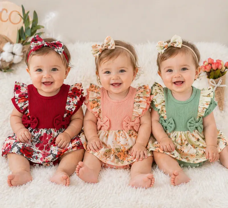 Mini Fashion - Myk mot huden - Rompersett til jenter