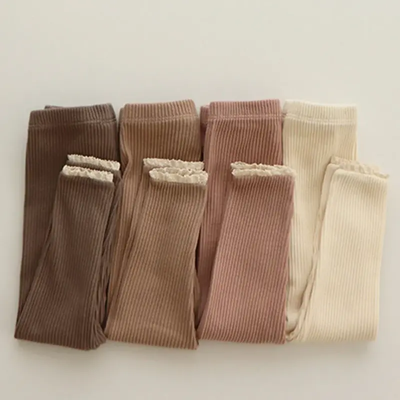 Mini Fashion - Myk og komfortabel - Leggings i ribbestrikk