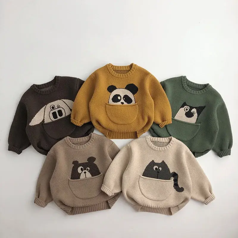 Mini Fashion - Søt genser med kult dyremotiv - Myk og deilig