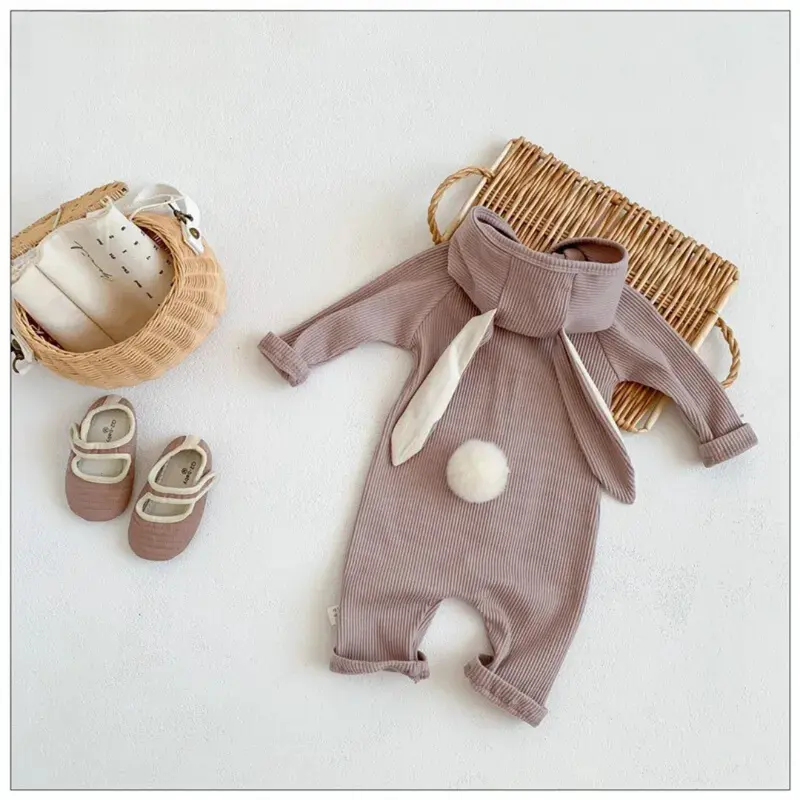 Mini Fashion - Søt kanindesign - Jumpsuit til baby