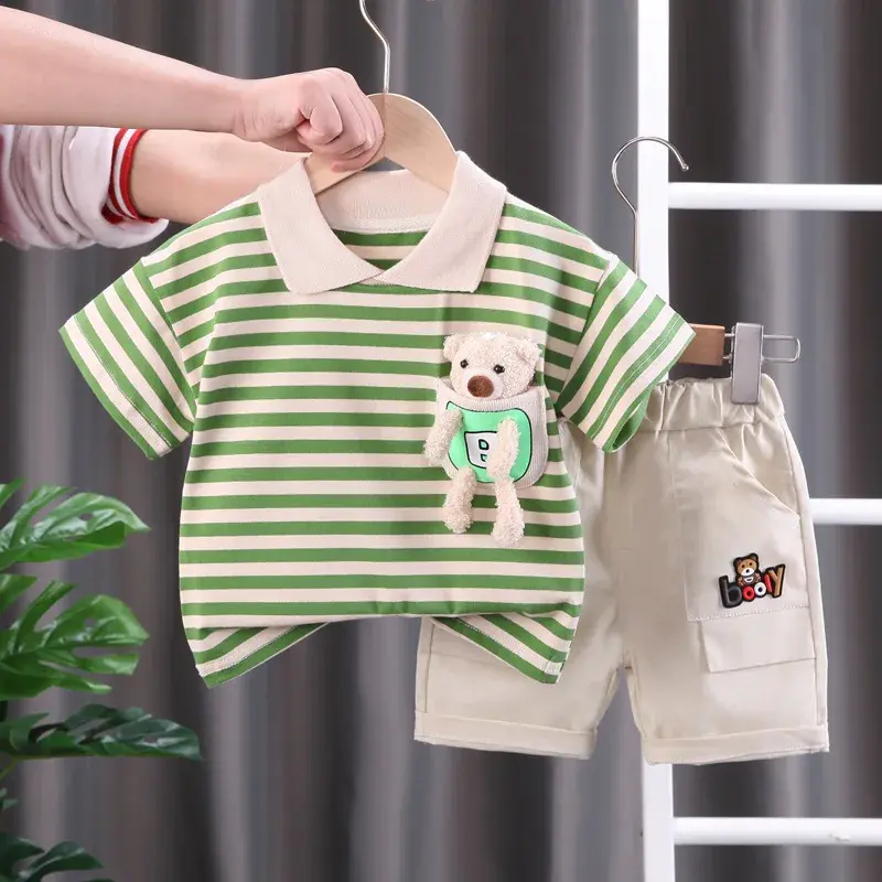 Mini Fashion - Stripete og kult - Sett i bomull