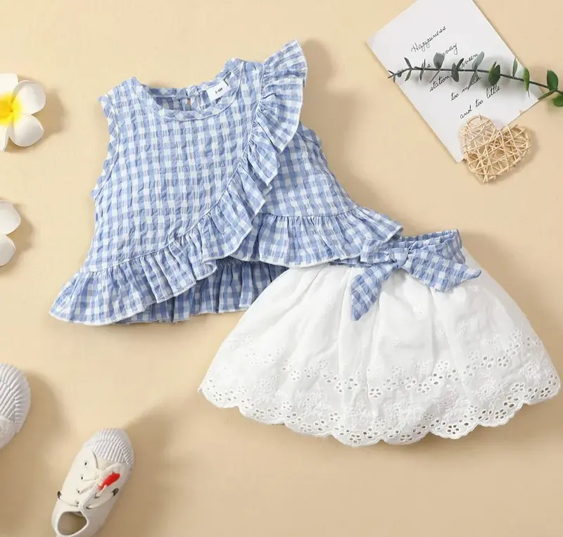 Mini Fashion - Yndig sommerantrekk til jenter - Perfekt sett