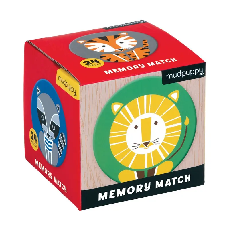 Mini memory match geometric animals Mudpuppy