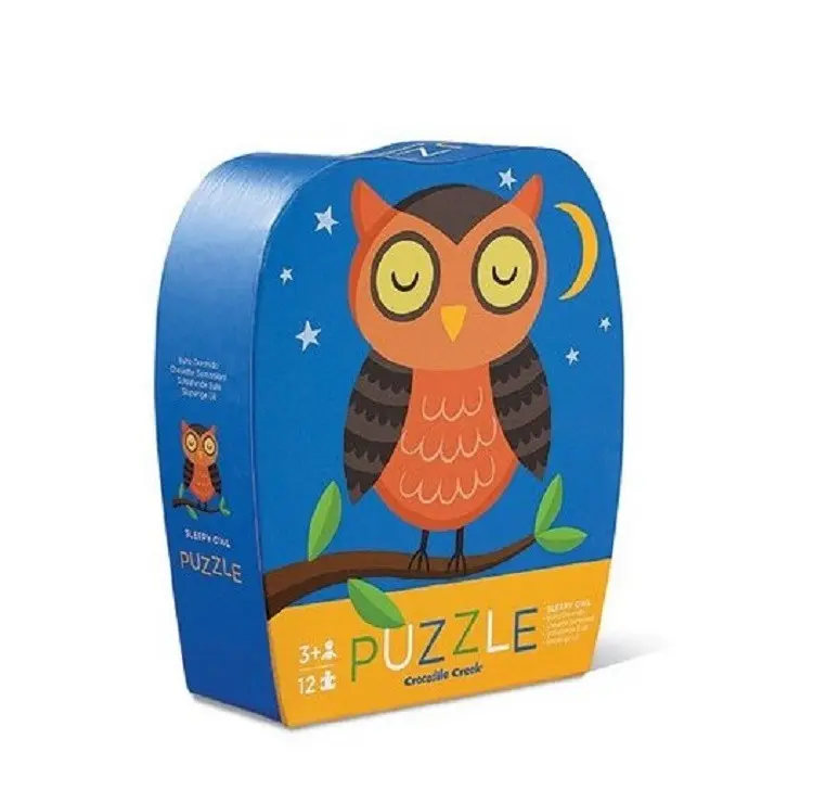 Mini Puzzel - Sleepy Owl - 12 stukjes