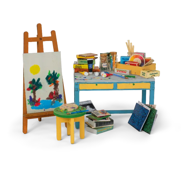 Mini Scene Kit – Artist at Work