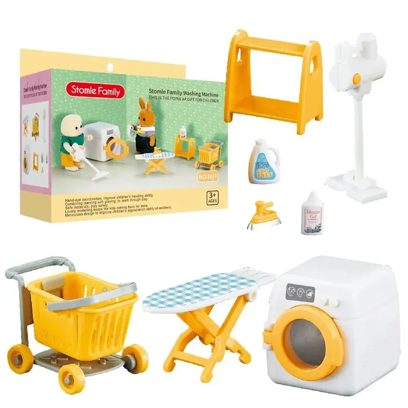 Mini Washing Machine Set - Morsomt og lærerikt - lekent miniskivesett