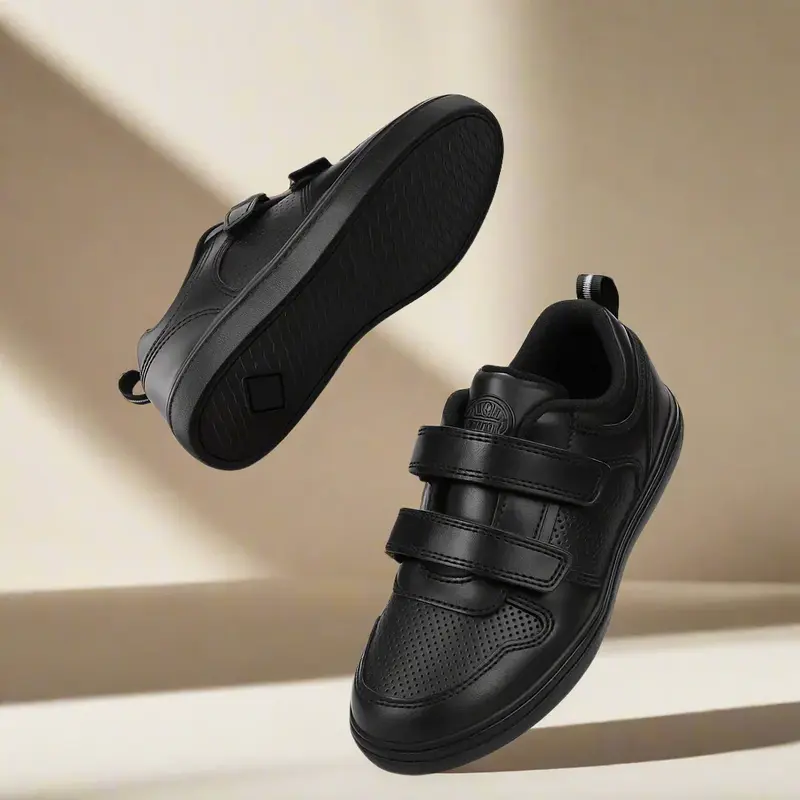 MonoWalk – Light & Durable - Leather Sneakers with Velcro