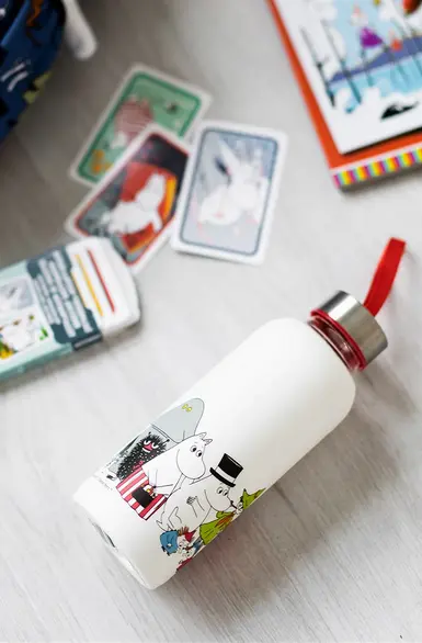 Moomin Characters Glas Bottle, silicone sleeve – Moomin