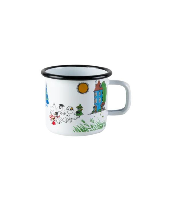 Moomin enamel mug Moomin Valley 3,7dl – Muurla