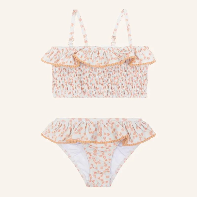 Moon bikini pink sand & blue Navy Natural