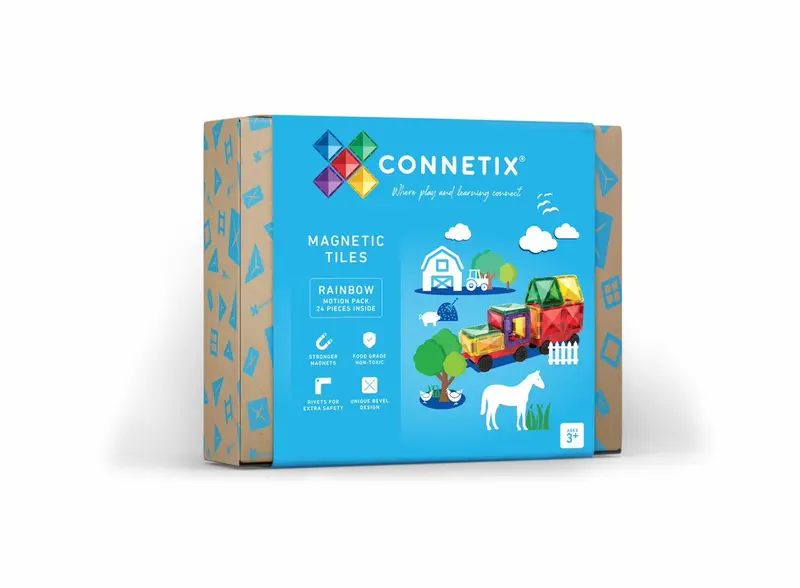 Motion Pack 24 delig | Connetix Tiles