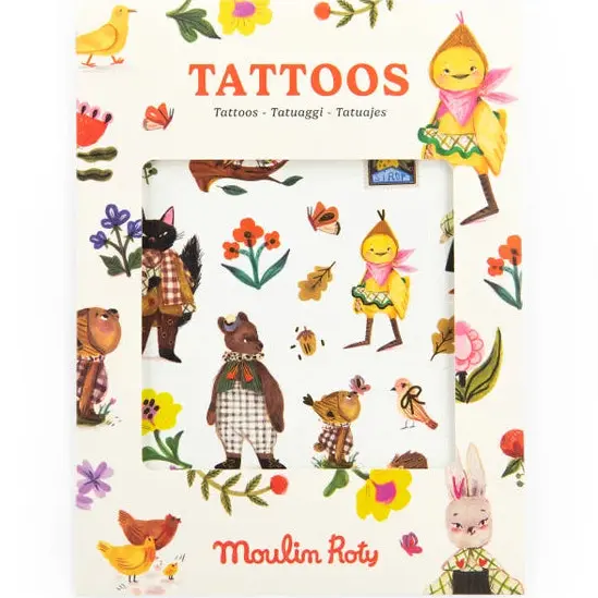Moulin Roty Les Minouchkas kindertattoo's 3 jr+