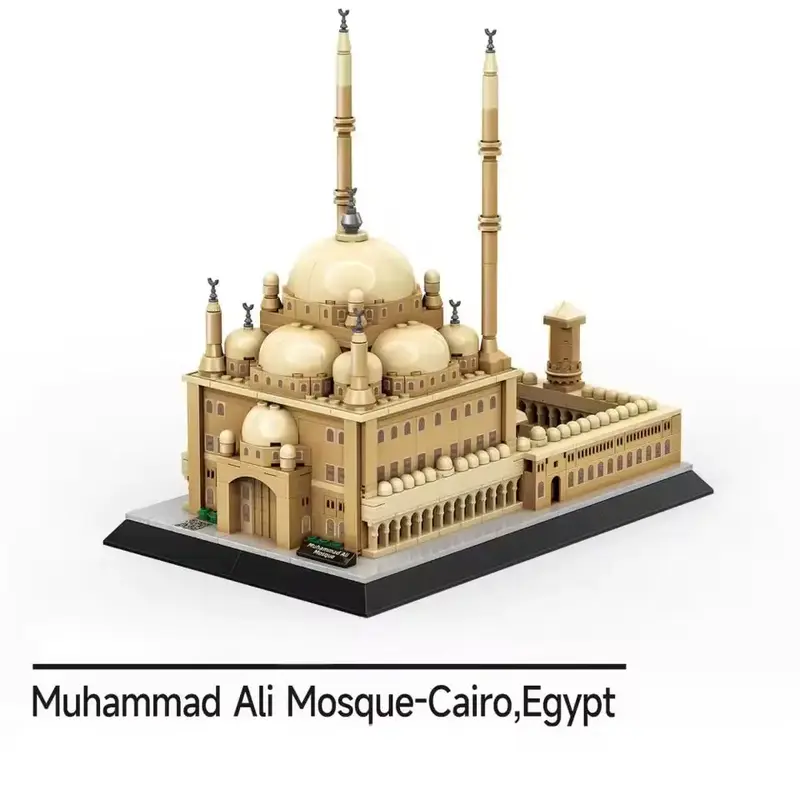 Muhammad Ali Moskee in Cairo Bouwstenenset (620 blokjes)