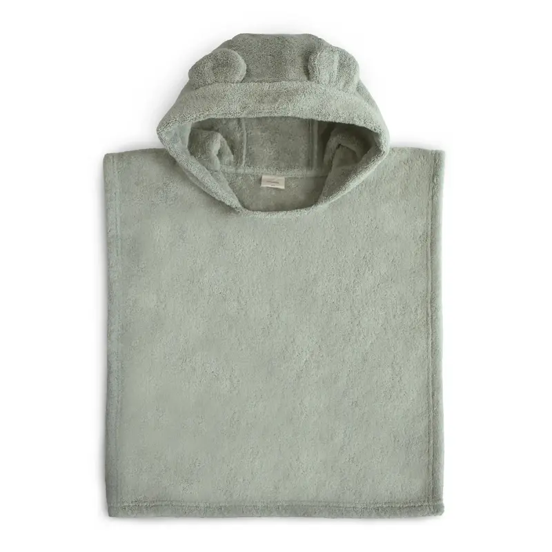 Mushie badponcho beer moss 1-3 jr