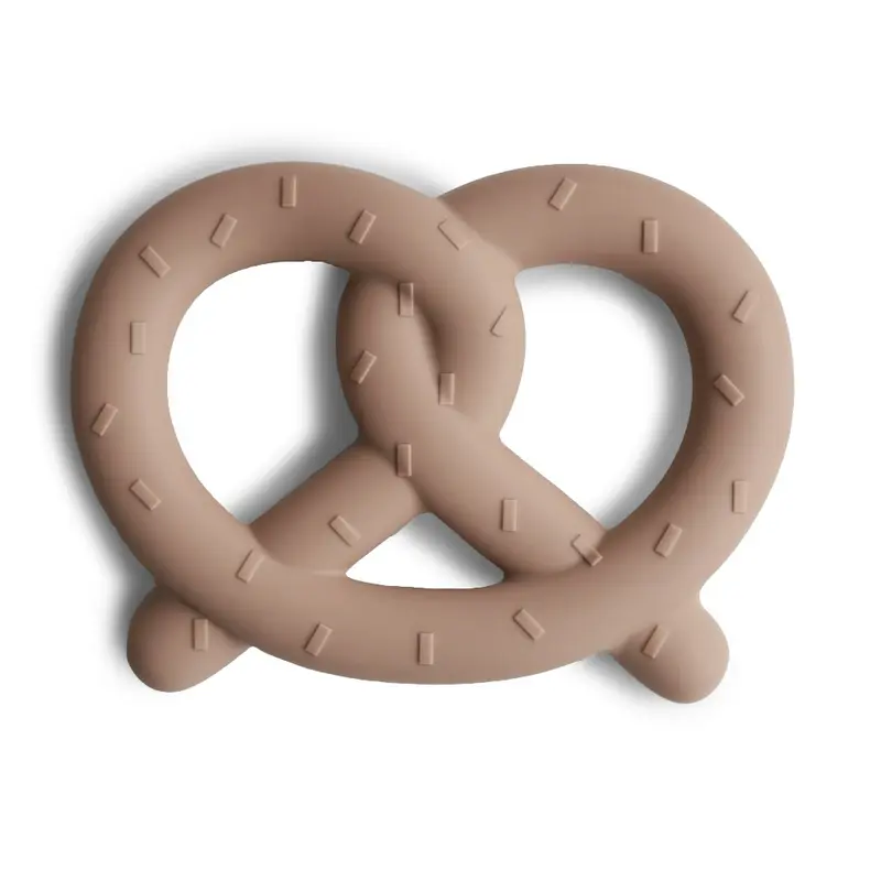Mushie bijtring pretzel 3 mnd+