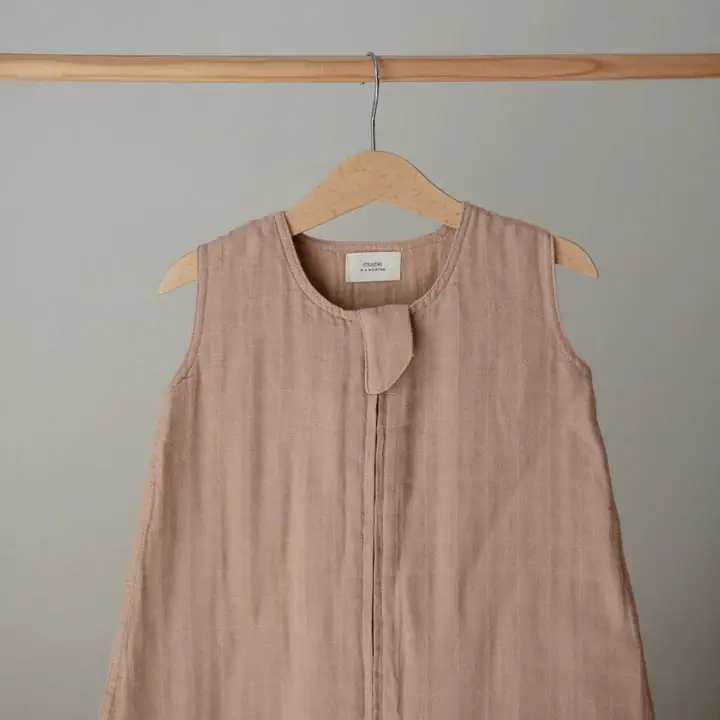 Mushie - Organic cotton sleeping bag - Slaapzak - Naturel