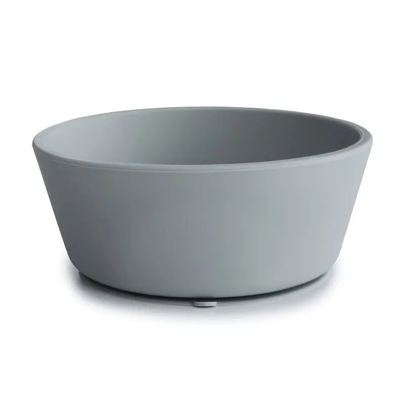 Mushie siliconen kom stone