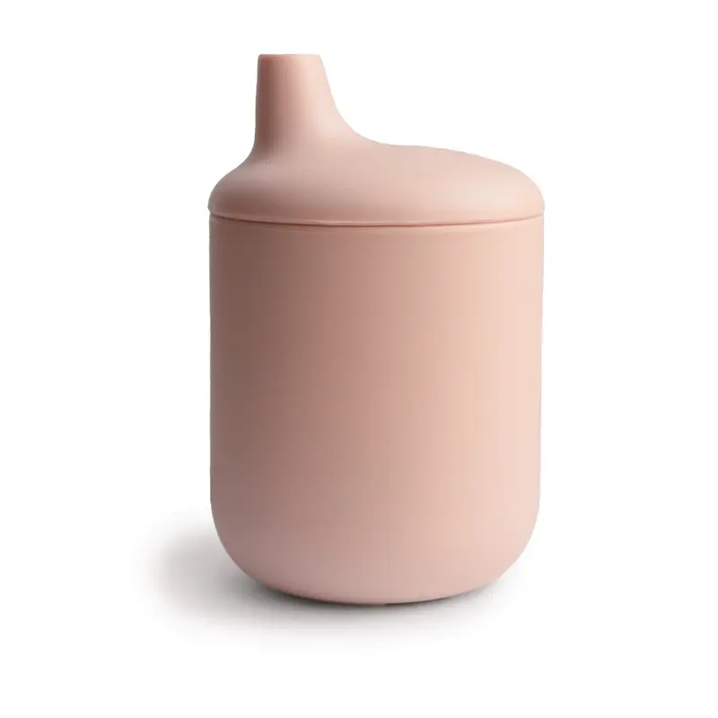 Mushie siliconen tuitbeker blush