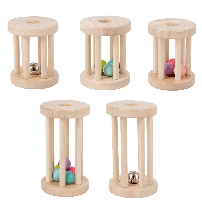 Music Rattle™ – Merry Roller Cage - Wooden Rattle Toys