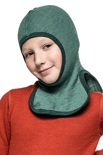Muts / Balaclava Kids 200 Green Lake - Woolpower