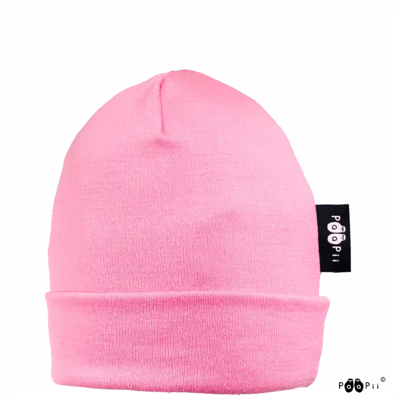 Muts / Beanie merinowol Light Pink – Paapii Design