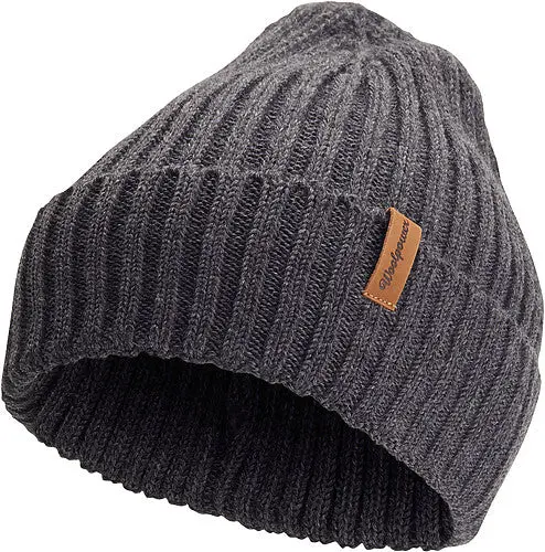 Muts / Beanie Rib Grey - Woolpower