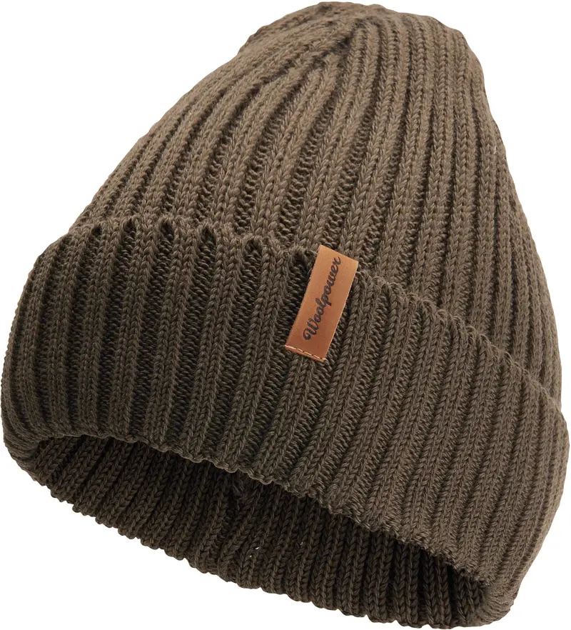 Muts / Beanie Rib Pine Green - Woolpower