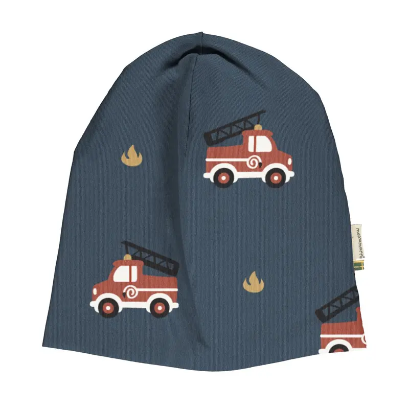 Muts / Hat Lined Fire Truck Leiblauw - Maxomorra