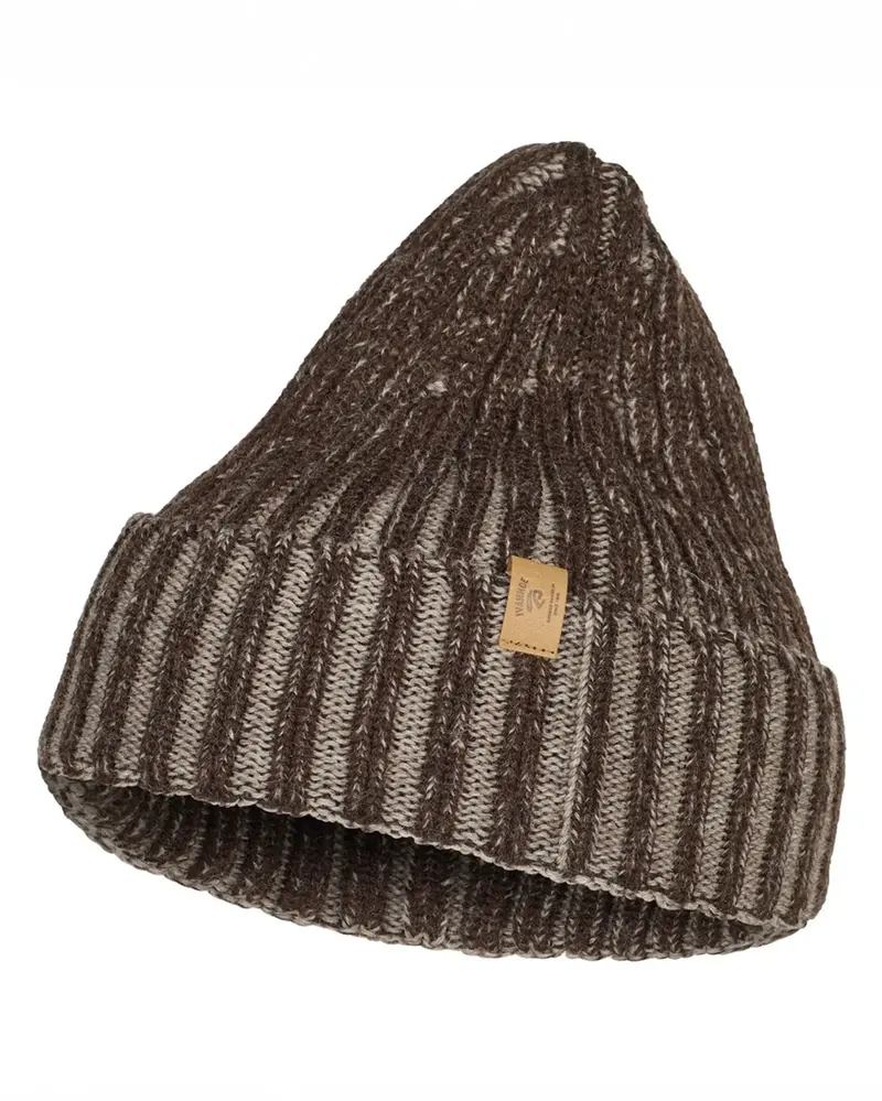 Muts NLS Rib Hat 100% undyed wool - Chocolate Mouliné – Ivanhoe of Sweden