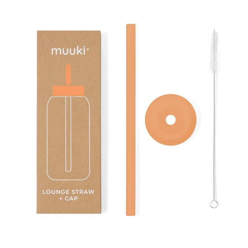 Muuki lounge straw + dop tropical papaya
