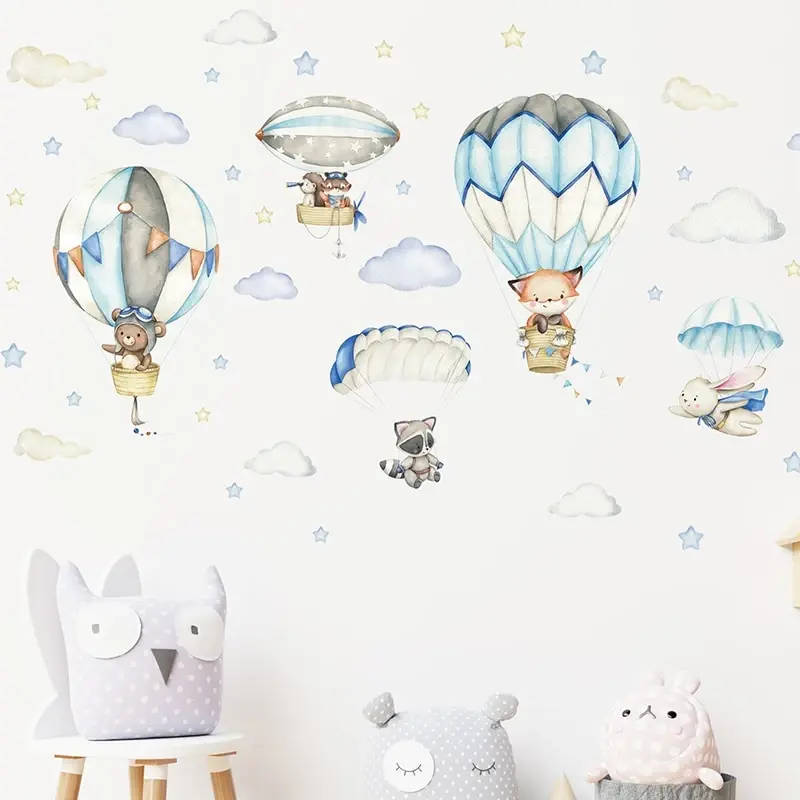 Muursticker Luchtballonnen