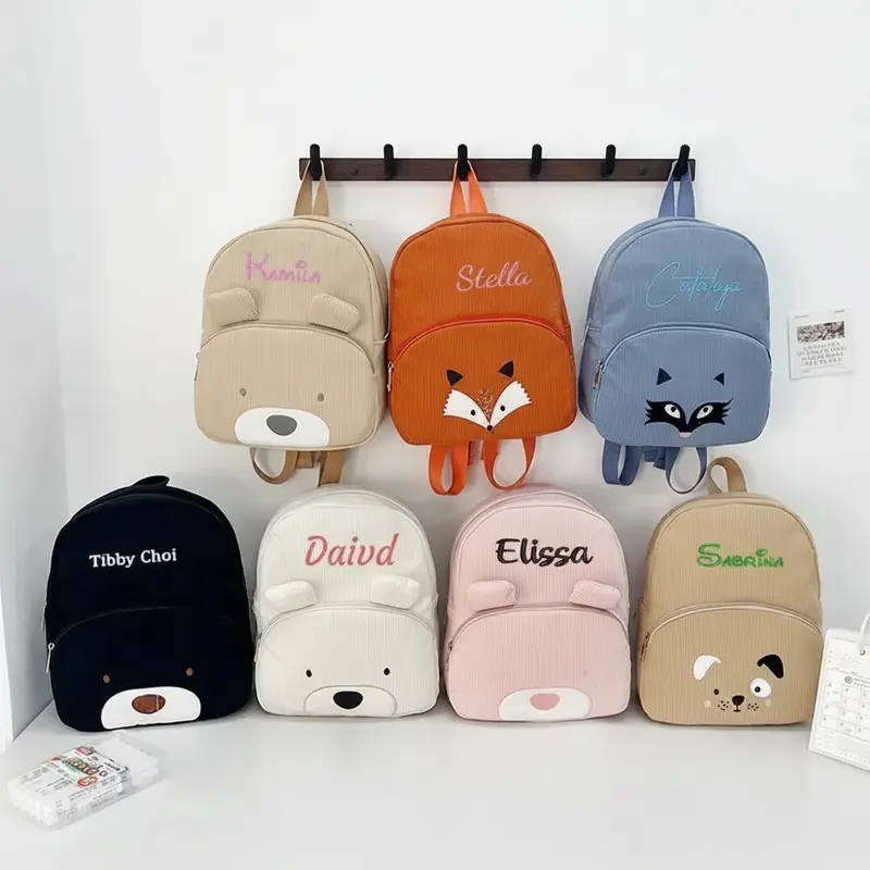MyLittleBag – Personal & Cute – Personalized Kids' Backpack with Name and Animal Print