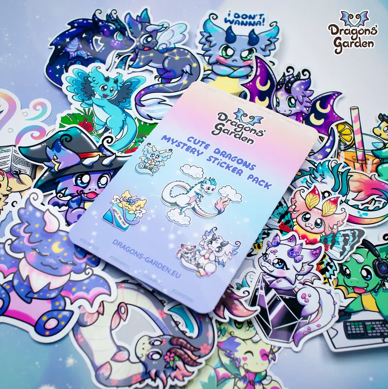 Mystery Sticker Pack | Cute Dragon Stickers