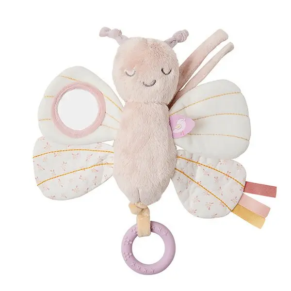 Nattou Activiteiten-knuffel Vlinder Alice - Roze - 25 cm