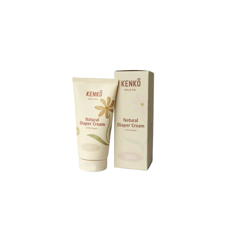 Natural Diaper Cream - Non nano zinkoxide - Tube - Organic - Kenkô
