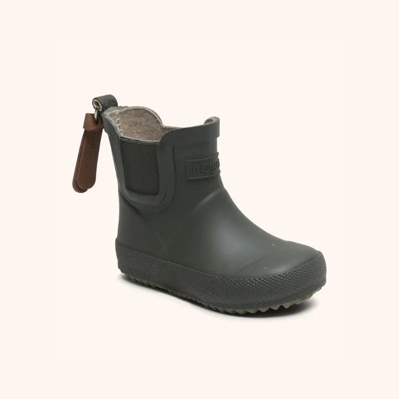 Natuurrubber regenlaars - Laag model - Olive/donkergroen - Bisgaard