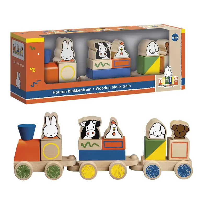 Nijntje Houten Blokkentrein
