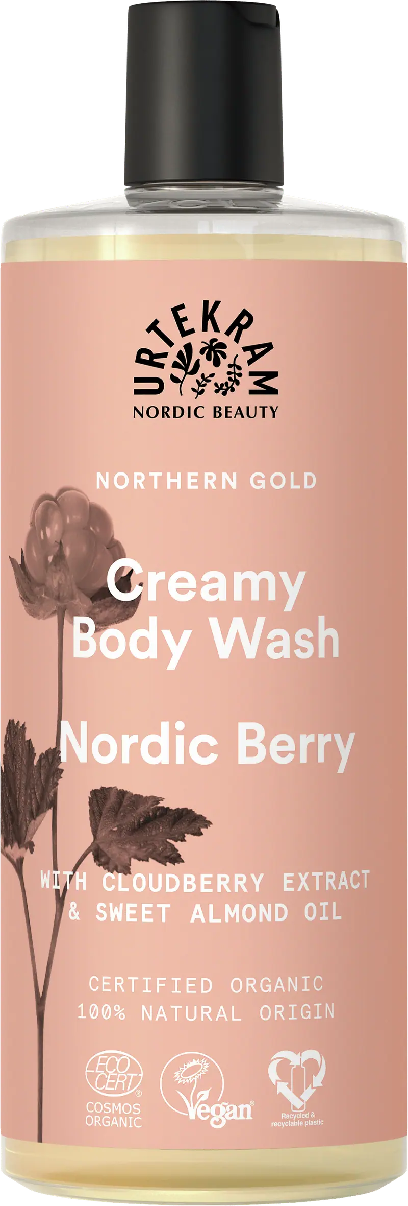 Nordic Berry Creamy Body Wash 500 ml - Urtekram
