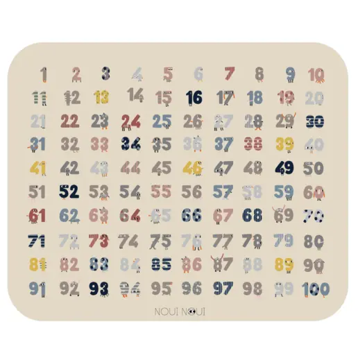 Noui Noui placemat XL counting