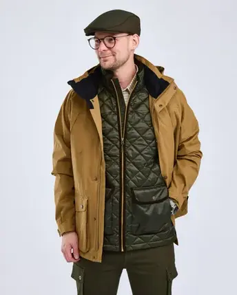 Nydala Classic 2L Jacket - Men - D. Sandstone - Pinewood