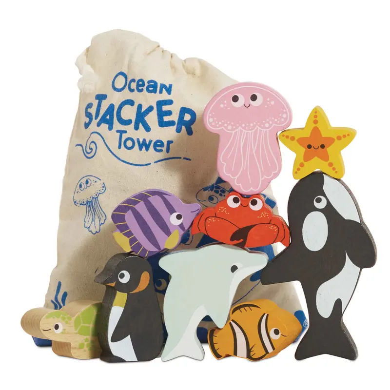 Oceaan Stapeltoren - Le Toy Van
