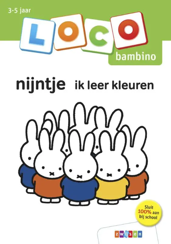 Oefenboekje Loco Bambino - Nijntje ik leer kleuren