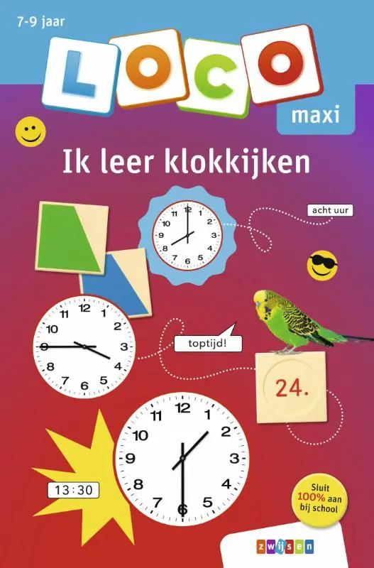 Oefenboekje Loco Maxi - Ik leer klokijken