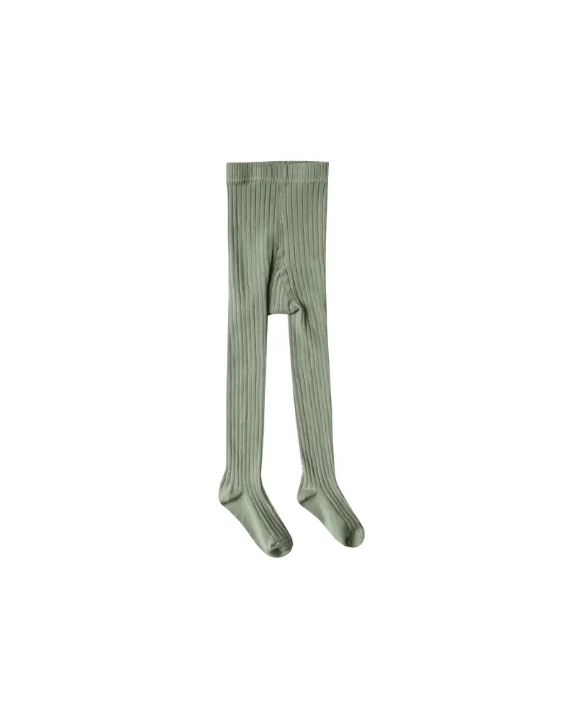 Olive ribbed tights Rylee & Cru