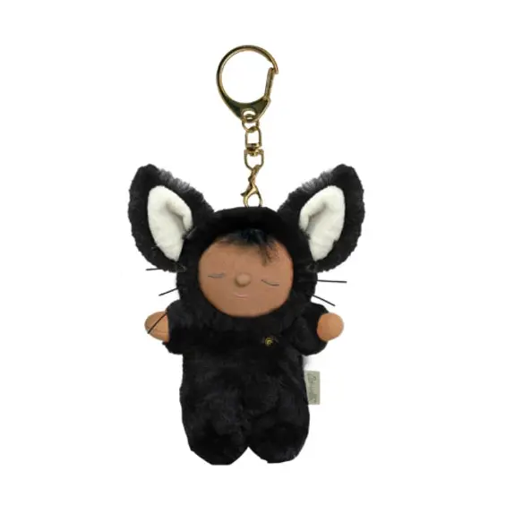 Olli Ella Cozy Bag Charm Cat Nox