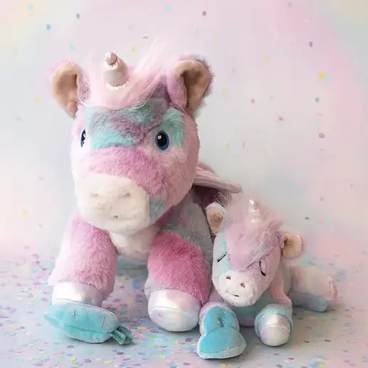 Olli Ella Dinkum Unicorn Dazzle Rainbow 25 cm